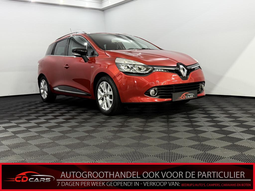 Renault Clio Estate 0.9 TCe Limited Camera, Navi, Clima, A s, Voorwielaandrijving, 898 cc, Stof, Euro 6
