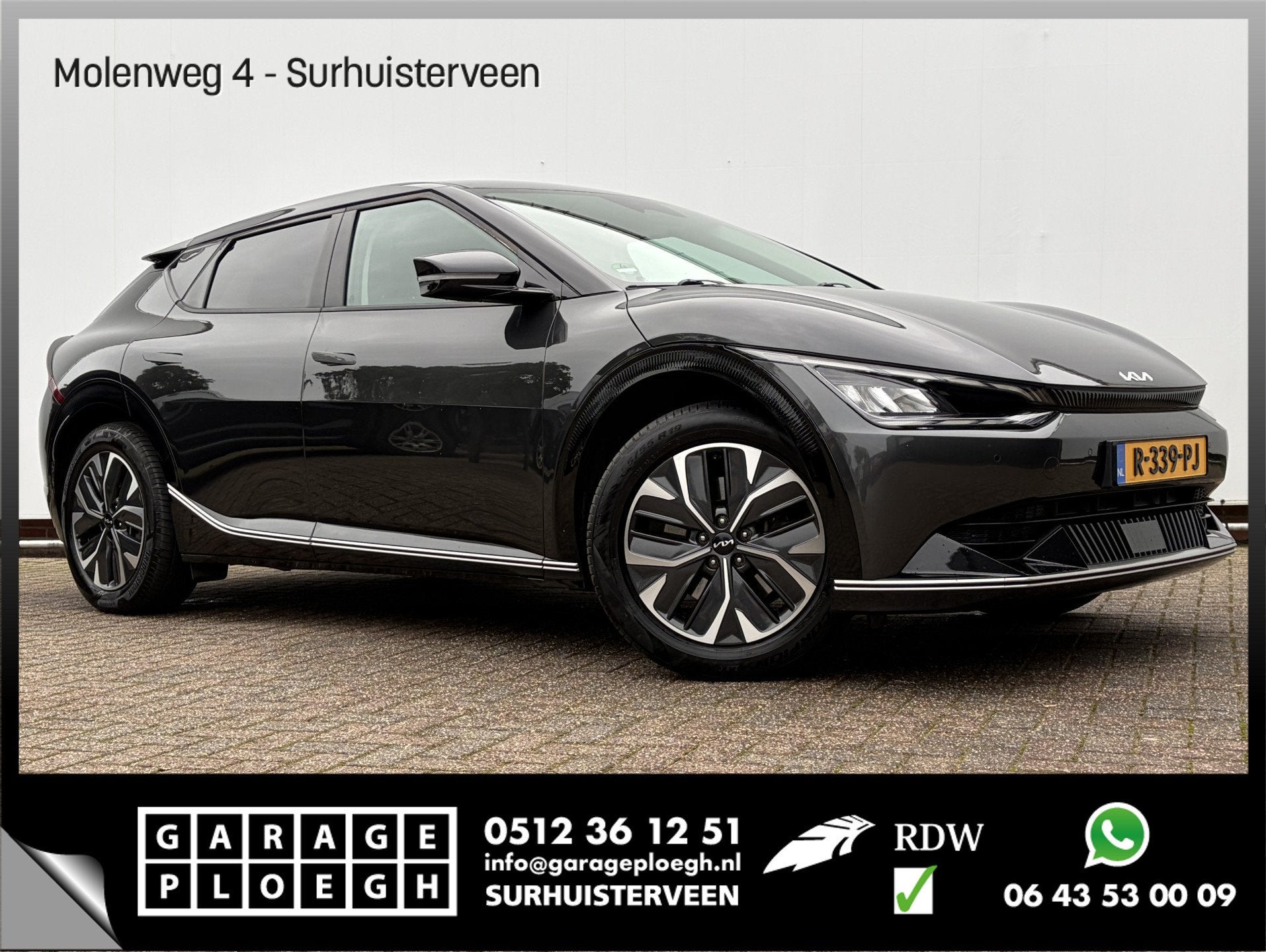 Kia Ev6 Plus 77.4 kWh Soh 100% Trekhaak Stoel/stuutverw+Koel, 228 pk, Achterwielaandrijving, Gebruikt, Origineel Nederlands