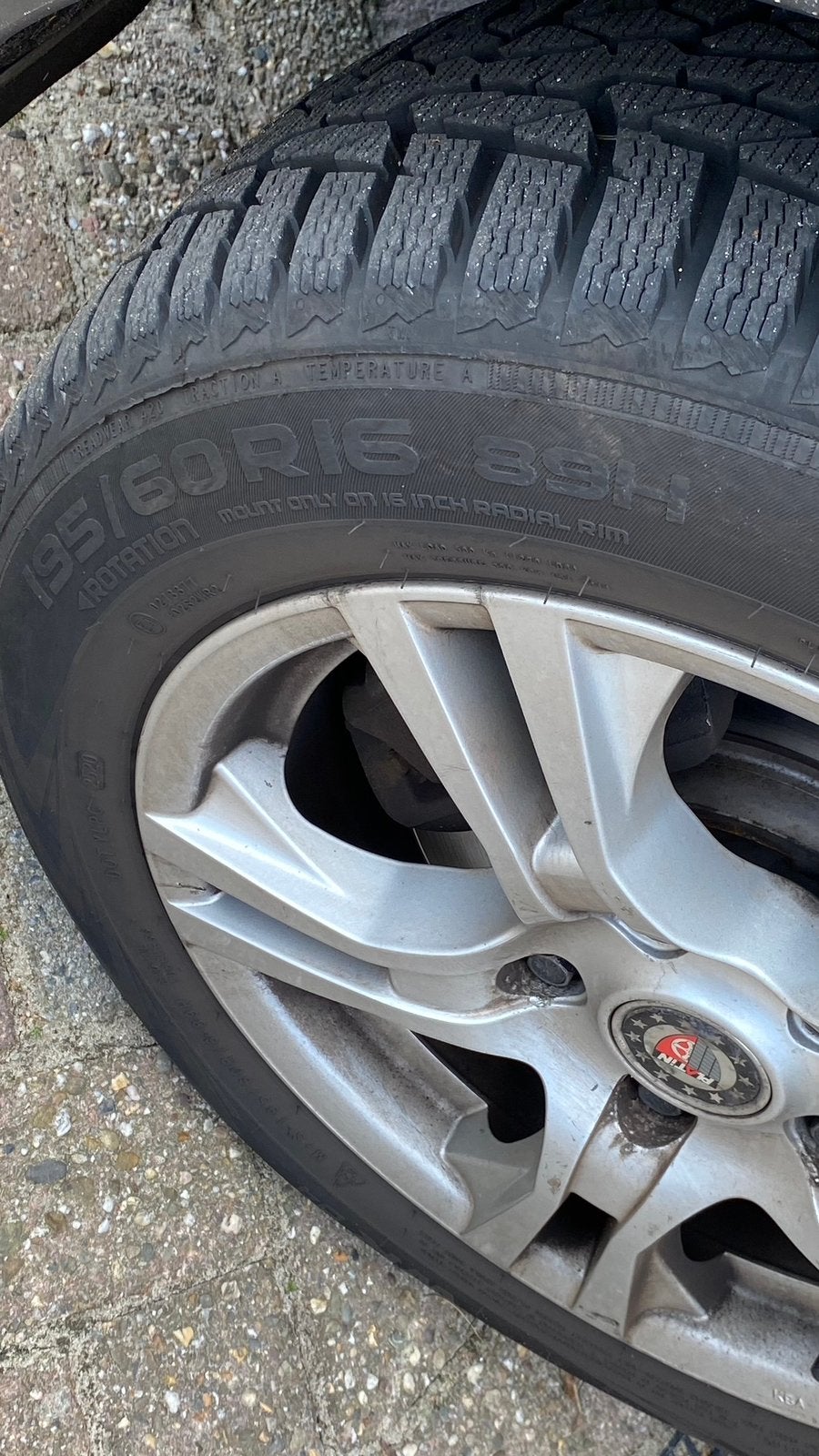 4 Velgen met winterbanden, Auto-onderdelen, Banden en Velgen, Ophalen, 16 inch, Banden en Velgen, Winterbanden