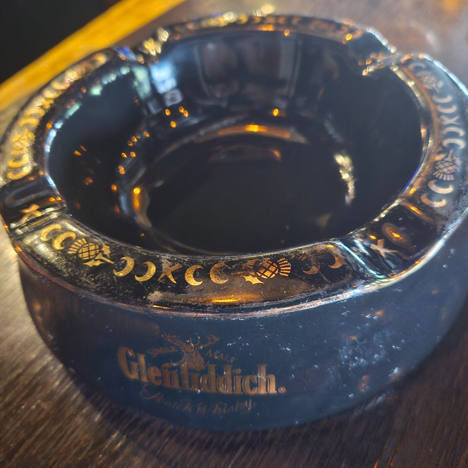 Glenfiddich asbak, Verzamelen, Gebruikt, Gebruiksvoorwerp, Schotland, Glenfiddich