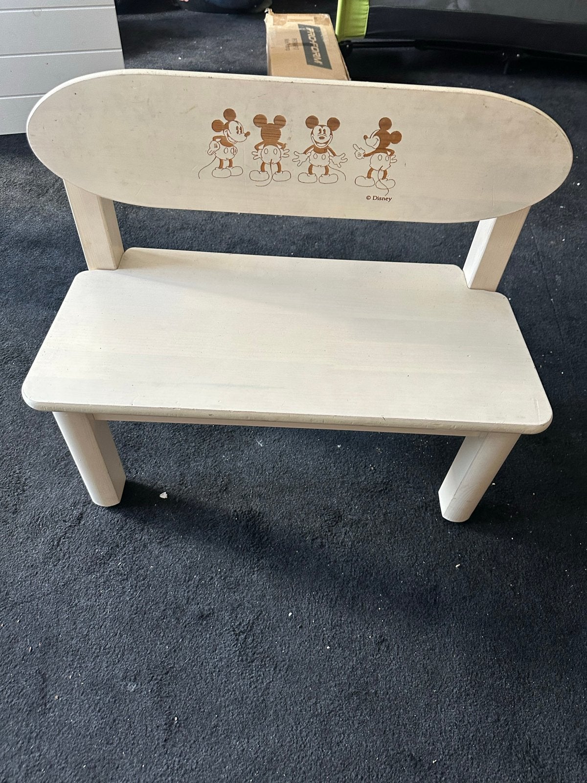 Klein Disney bankje voor kinderen - Mickey Mouse, Ophalen, Gebruikt, Stoel