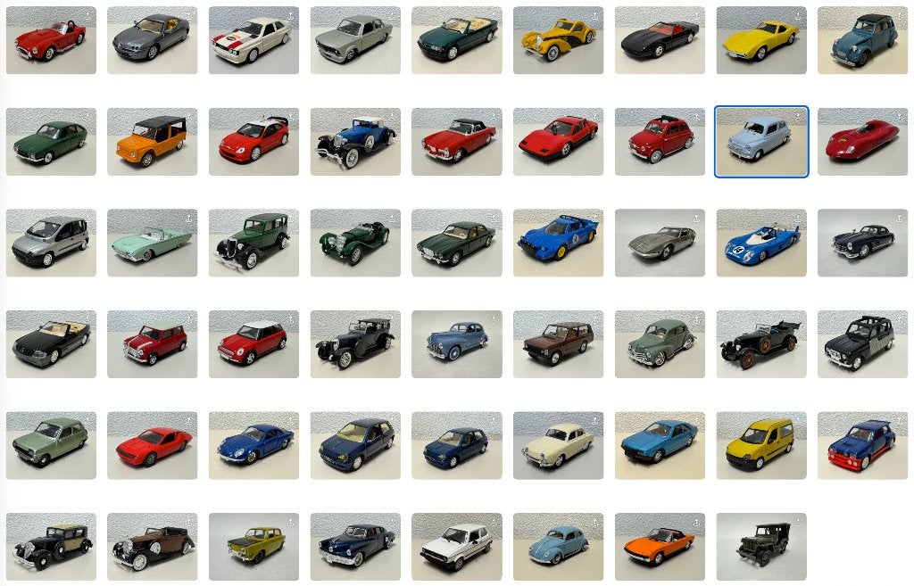 Solido: BMW Citroen Fiat Ford Jaguar Mercedes Renault VW, Hobby en Vrije tijd, Modelauto's | 1:43, Zo goed als nieuw, Auto, Solido