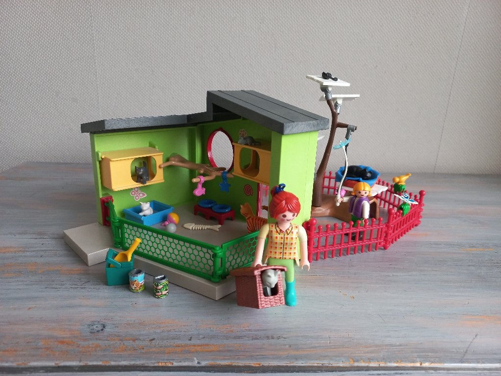 Playmobil City Life - Kattenverblijf, Poezenopvang (9276), Complete set, Overige typen, Ophalen of Verzenden, Zo goed als nieuw