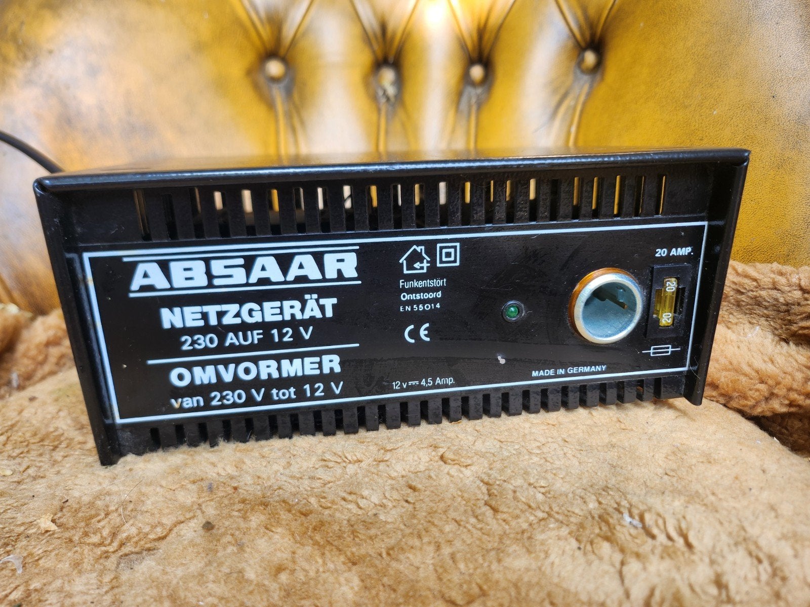 Absaar Netzgerät 230V to 12V omvormer transformer, Ophalen of Verzenden, Elektrisch