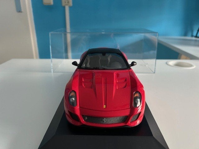 FERRARI 599GTO 1:18 HOT WHEELS ELITE, Hobby en Vrije tijd, Ophalen of Verzenden, Zo goed als nieuw, Auto, Hot Wheels