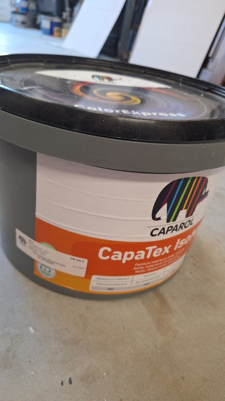 Capatex Isomat 9010 Binnenmuurverf 10 Liter, Ophalen, Nieuw, Wit