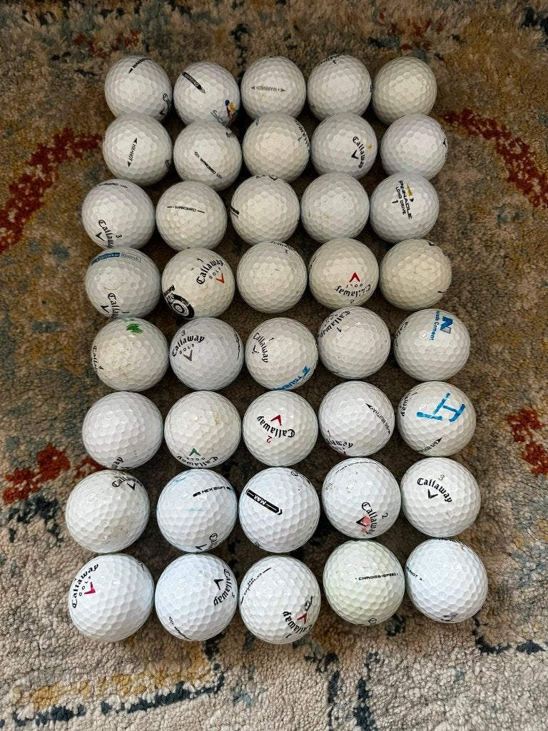 Callaway golfballen mix, lakeballs 40x voor 25 euro, Sport en Fitness, Golf, Ophalen of Verzenden, Gebruikt, Bal(len), Callaway