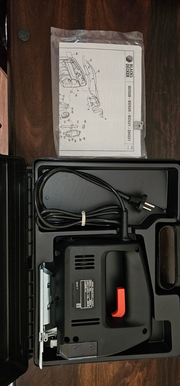 Black & Decker BD531 Decoupeerzaag in Koffer, Gebruikt, Decoupeerzaag, Ophalen of Verzenden, Black & Decker