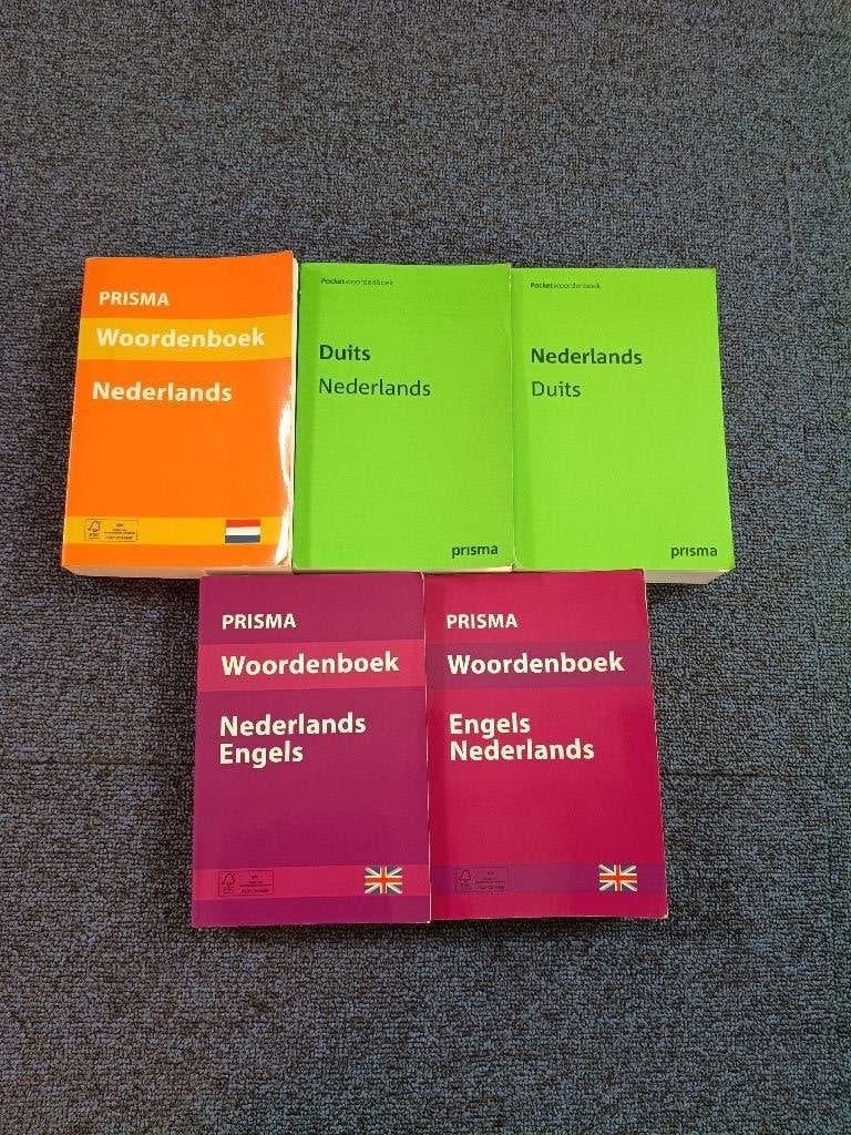 Woordenboeken Ned, Duits, Engels, Ophalen, Zo goed als nieuw, Prisma of Spectrum, Overige talen