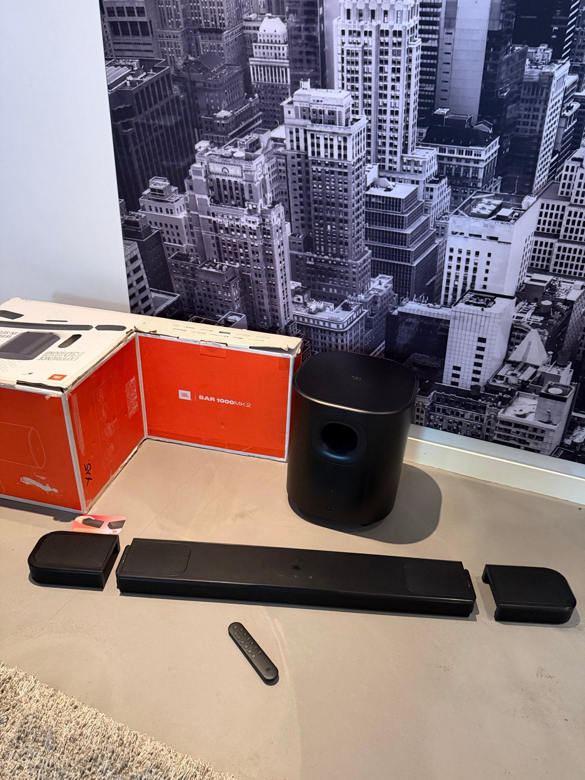 JBL Bar 1000mk2 Soundbar - Zo goed als nieuw, Ophalen, Bluetooth, Zo goed als nieuw
