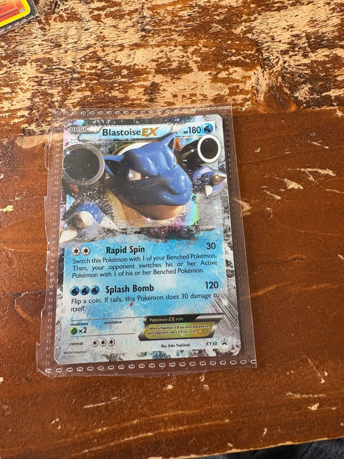 Blastoise ex pokemonkaart, Ophalen of Verzenden, Gebruikt, Losse kaart