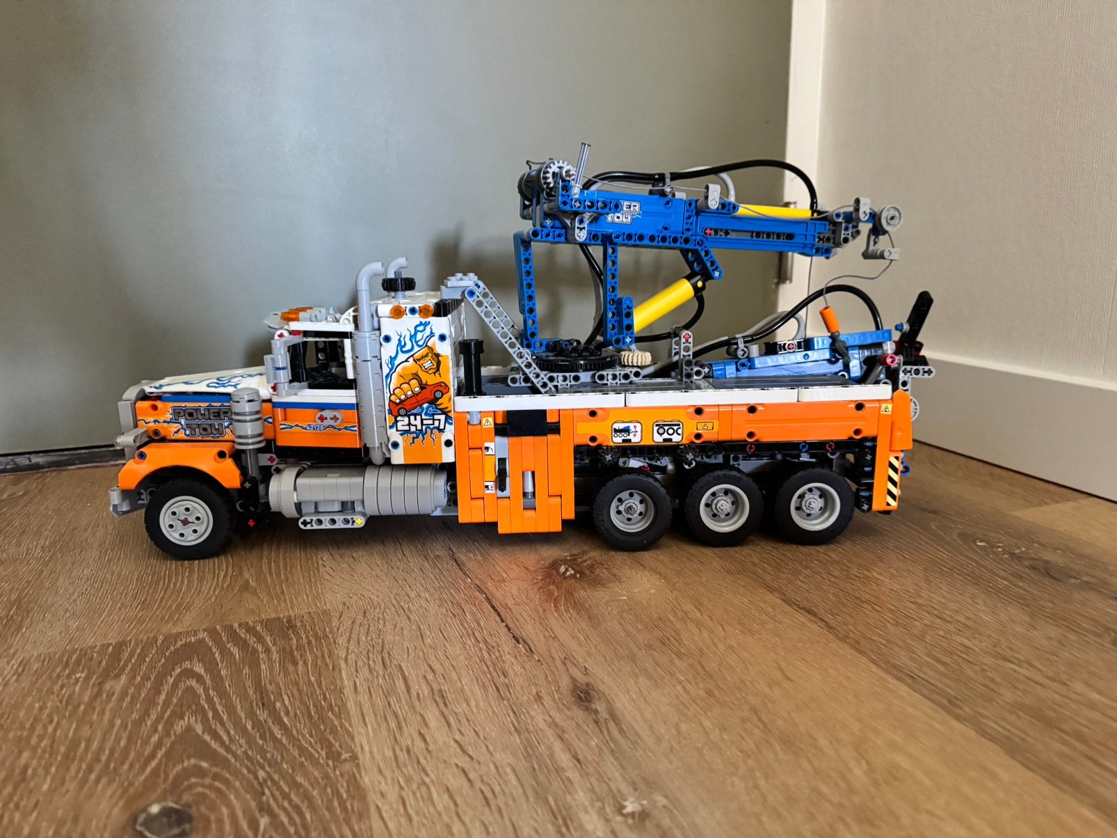 Lego vrachtwagen, Ophalen of Verzenden, Zo goed als nieuw