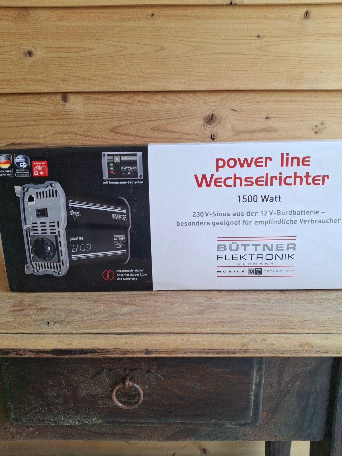 Büttner Elektronik Power Line 1500 SI Omvormer, Ophalen, Nieuw