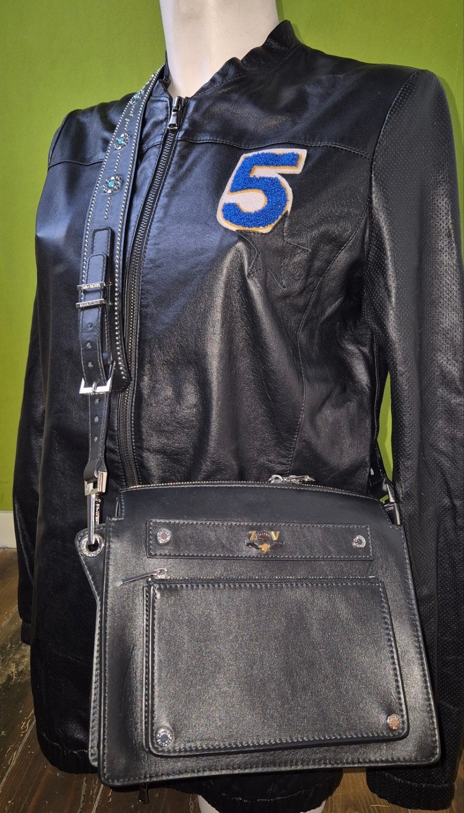 zadig et voltaire James tas, Ophalen of Verzenden, Nieuw, Zwart, Schoudertasje
