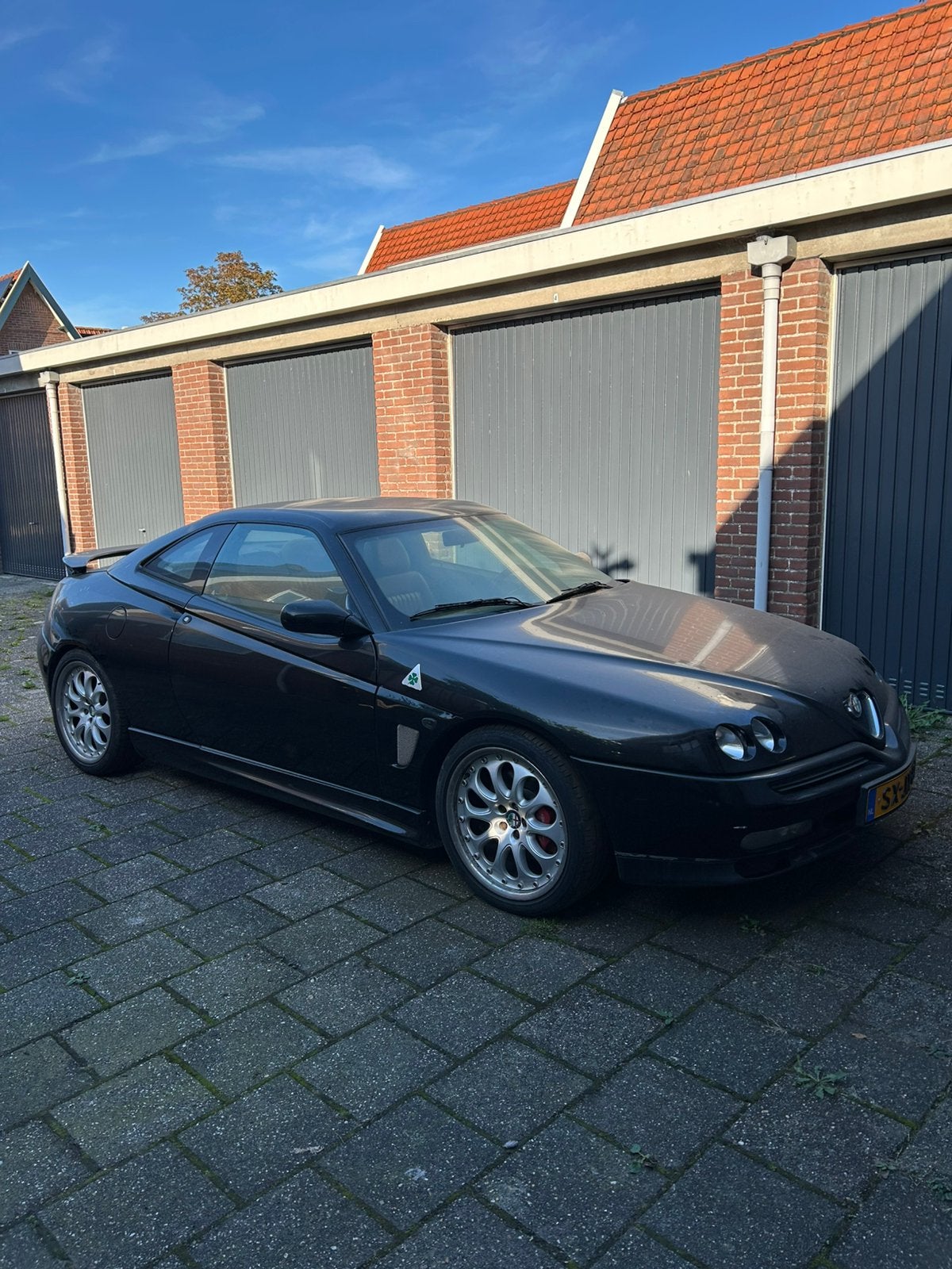 Alfa Romeo GTV 3.0 V6 24V 1998 Zwart, Voorwielaandrijving, Beige, Elektrische ramen, Zwart