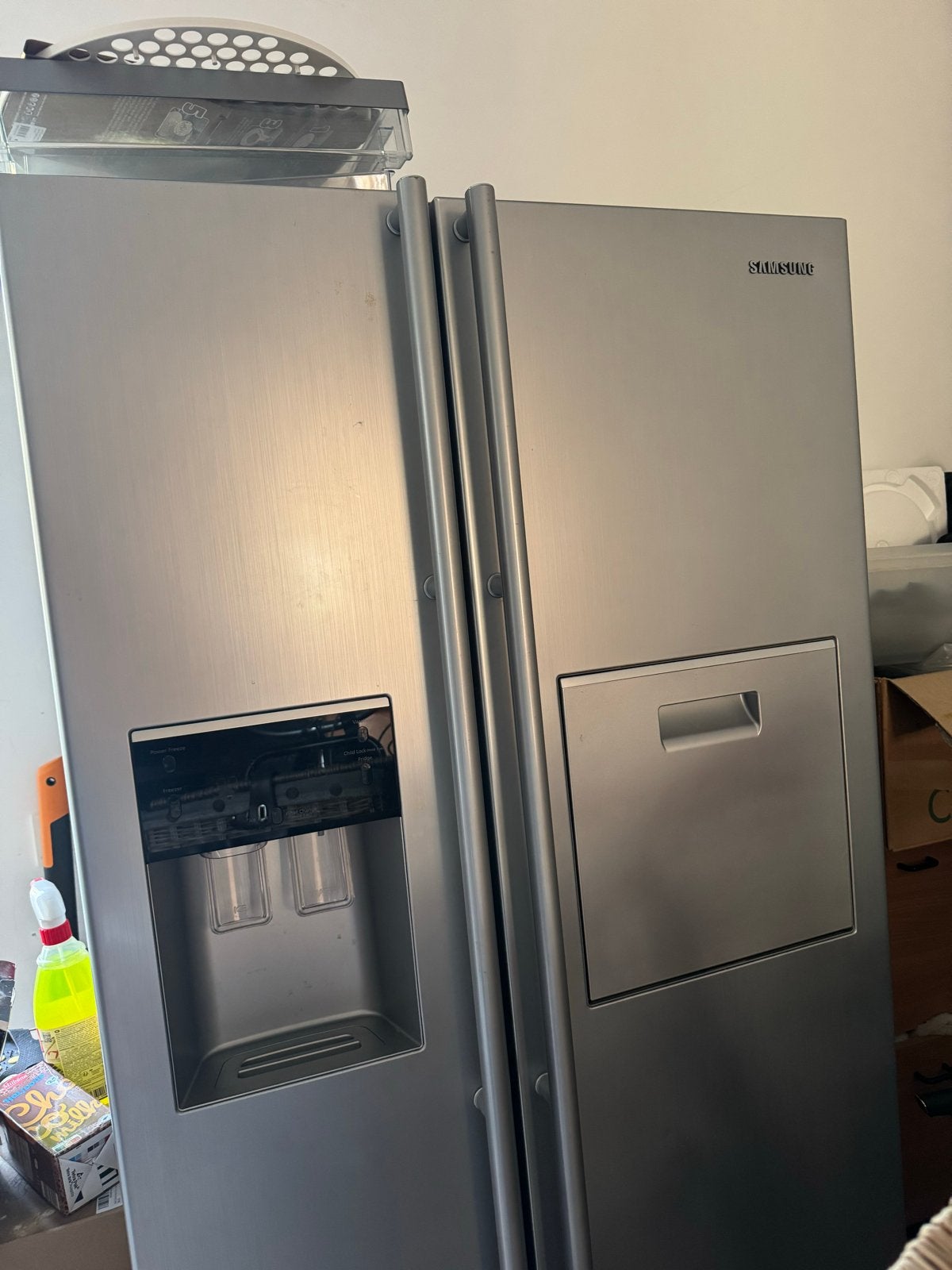 Samsung Amerikaanse Koelkast moet GEREPAREERD Printplaat stu, Ophalen, Gebruikt, 200 liter of meer, 60 cm of meer
