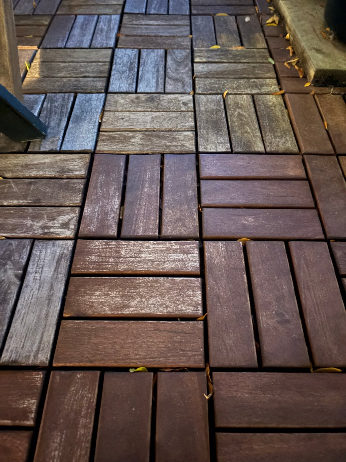 IKEA Balkontegels Hout - 6 m², Tuin en Terras, Gebruikt, Hout, Terrastegels, 5 tot 10 m²