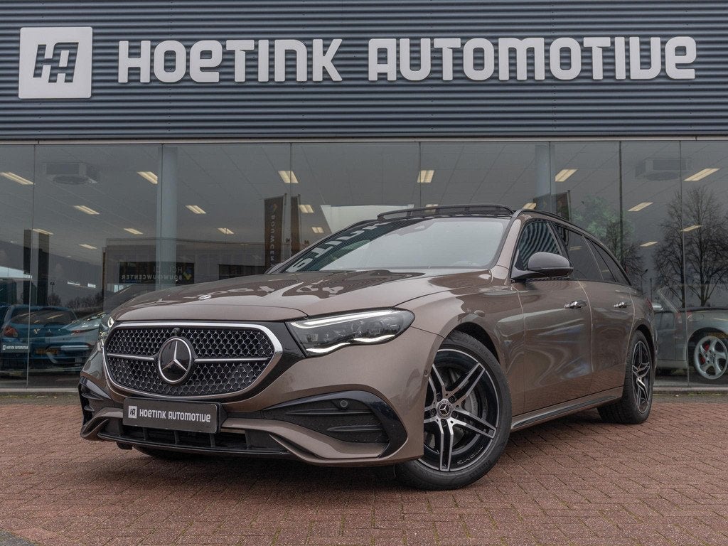 Mercedes-Benz E-klasse 200 AMG Line | Pano | Elc trekhaak |, Automaat, Achterwielaandrijving, Gebruikt, 4 cilinders