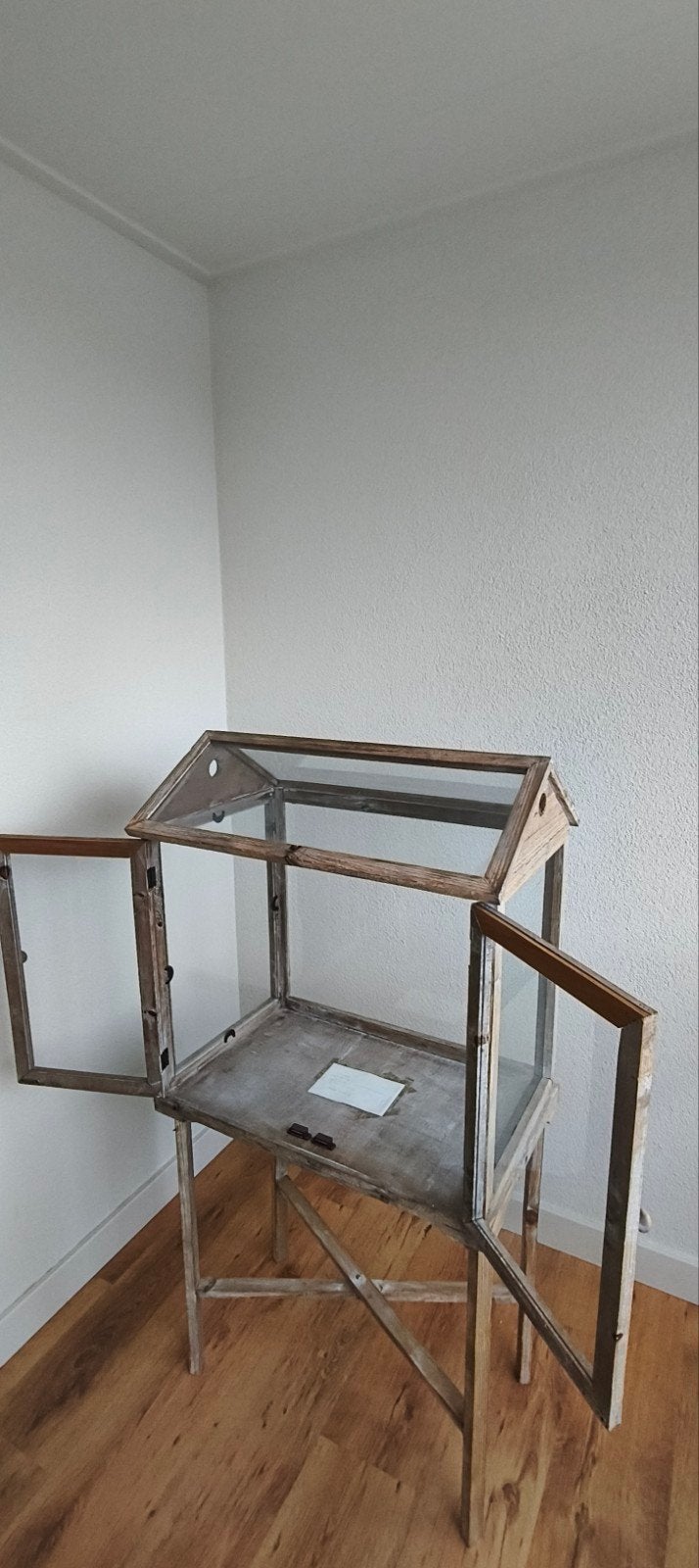 Houten Kweekkasje met Glazen Panelen, Ophalen, Overige materialen, Gebruikt, Kweekkas