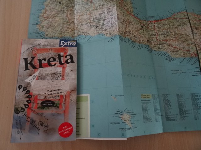 Kreta; anwb extra reisgids / met de grote landkaart, Europa, Ophalen of Verzenden, Zo goed als nieuw, Reisgids of -boek