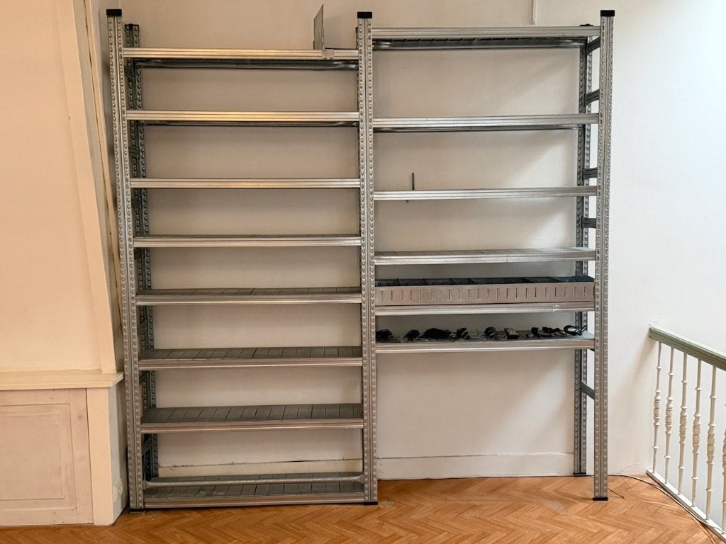 Metalsistem magazijnstelling - robuust en veelzijdig, Ophalen, Gebruikt