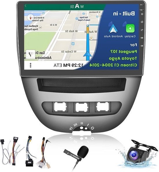 Autoradio Peugeot 107 – Auto Multimedia Systeem, Corvance B.V., Verzenden, Nieuw, Corvancebol@gmail.com