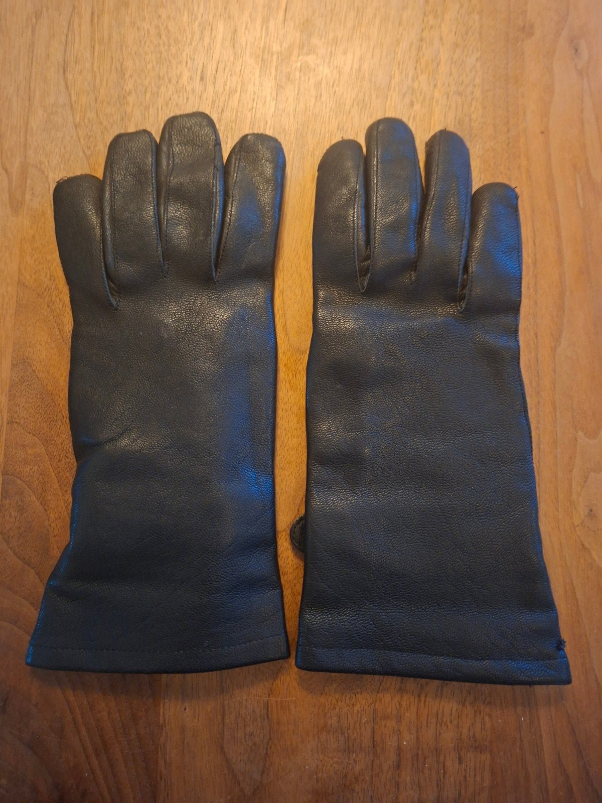 Leren ongevoerde heren handschoenen, Onbekend, Overige maten, Ophalen of Verzenden, Gedragen