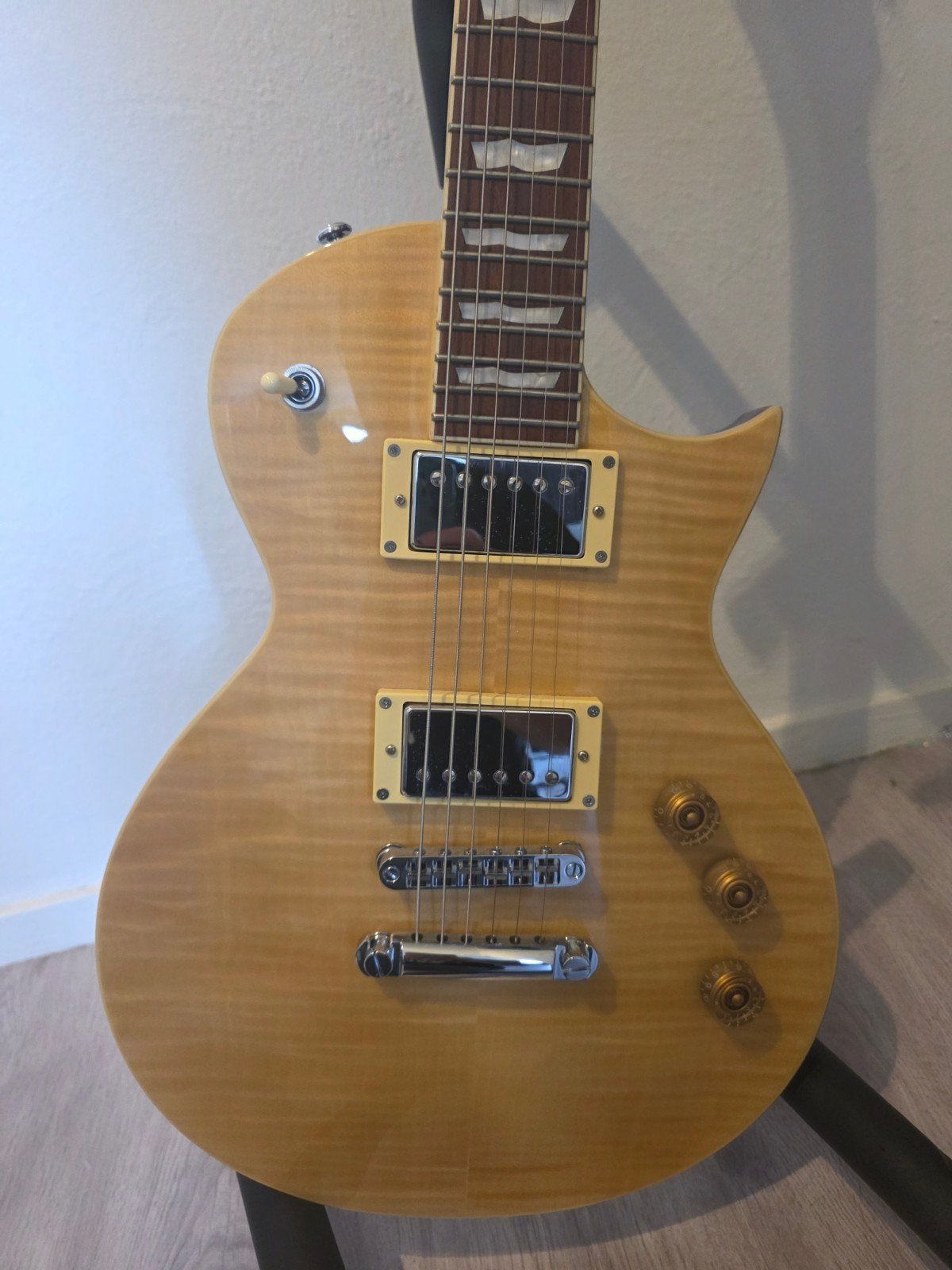 ESP LTD EC-256 Vintage Natural – perfect afgesteld, Ophalen, Zo goed als nieuw, Solid body, Overige merken