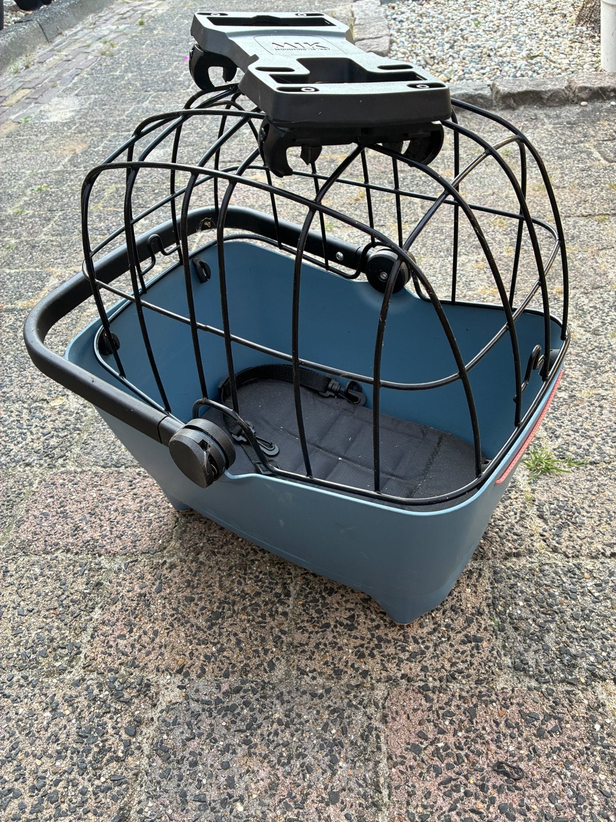 Basil fietsmand voor kleine hond met mikplaat, Ophalen, Gebruikt