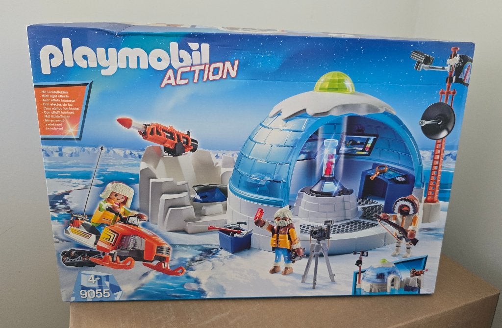 Playmobil 9055 Hoofdkwartier Poolexpeditie nieuw in doos, Gebouw, Complete set, Nieuw, Ophalen of Verzenden