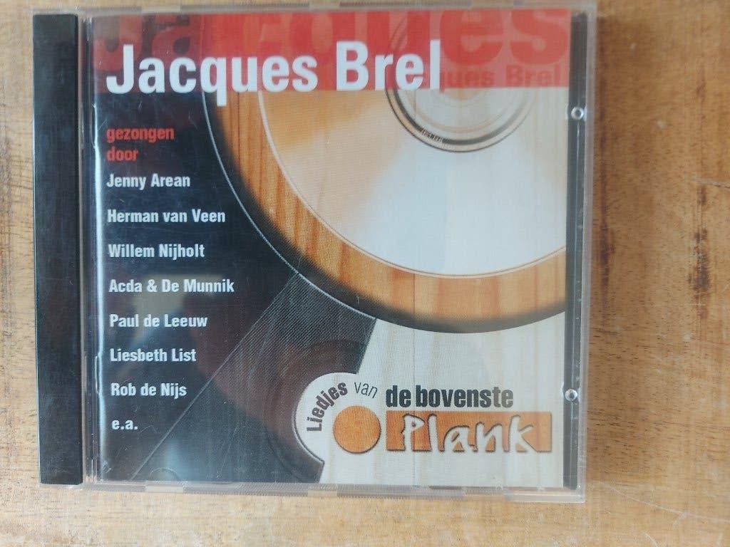 CD Jacques Brel- Liedjes Van De Bovenste Plank-Nederland, Ophalen of Verzenden, Zo goed als nieuw, Levenslied of Smartlap