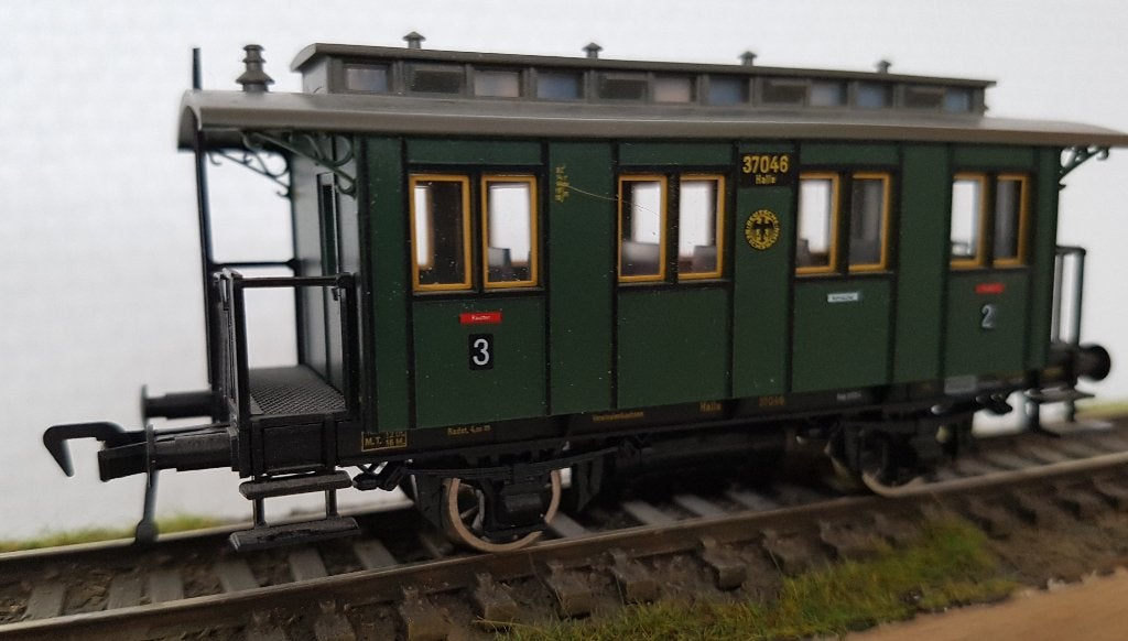 Fleischmann H0 DRG rijtuigenset 5051, 5055, 5057 en 5058, Hobby en Vrije tijd, Modeltreinen | H0, Gelijkstroom, Fleischmann, Wagon