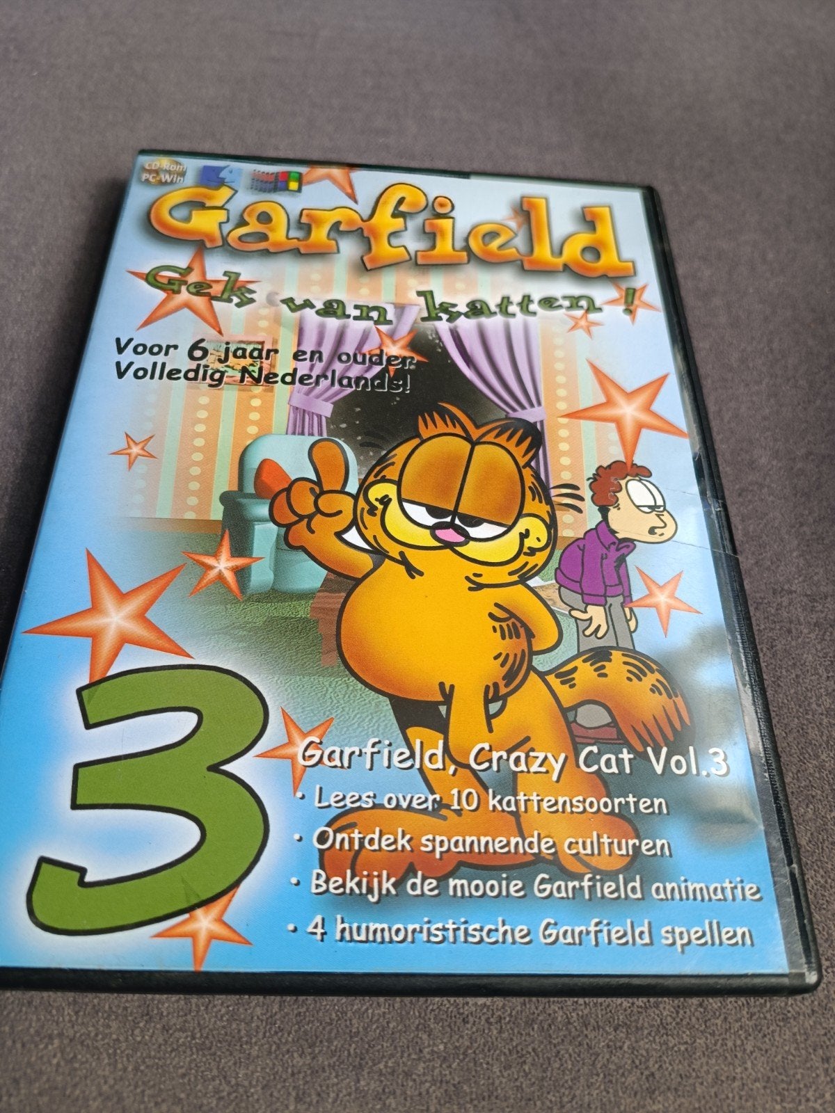 Garfield crazy cat 3 - dvd, Alle leeftijden, Ophalen of Verzenden, Zo goed als nieuw, Amerikaans