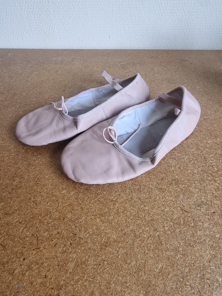 Balletsschoentjes - Papillon - Maat 7,5, Roze, Gedragen, Ballerina's, Ophalen of Verzenden