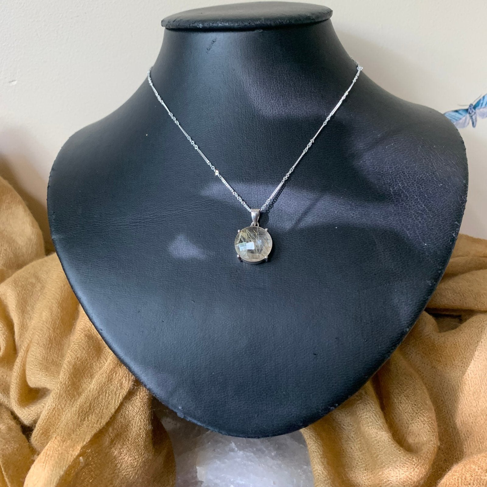 Rutielkwarts hanger beschermt geluk aura straling vreugde, Sieraden, Tassen en Uiterlijk, Magnolia11, Nieuw, Ophalen of Verzenden