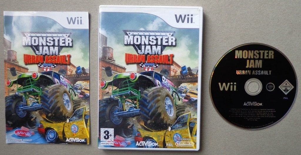 Monster Jam Urban Assault voor de Nintendo Wii Compleet, Spelcomputers en Games, Games | Nintendo Wii, 1 speler, Racen en Vliegen