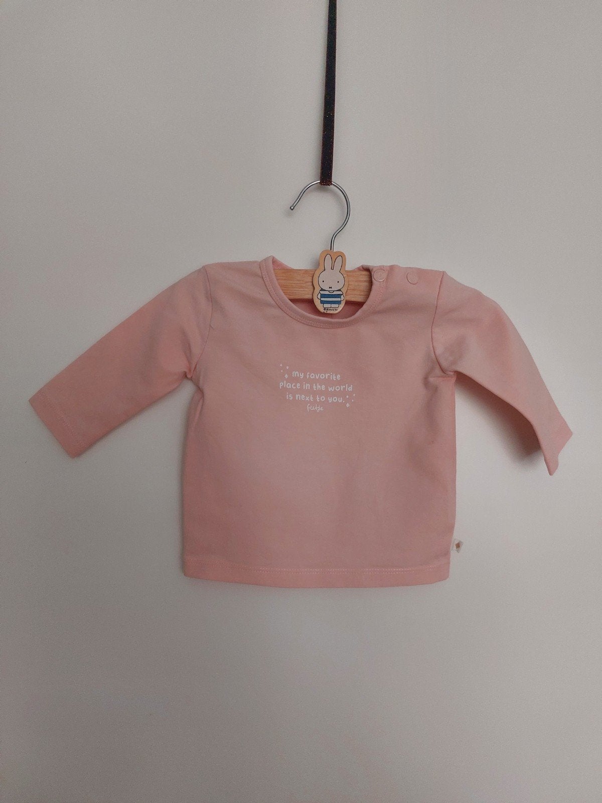 Feetje longsleeve maat 56 z.g.a.n., Kinderen en Baby's, Babykleding | Maat 56, Meisje, Ophalen of Verzenden, Zo goed als nieuw