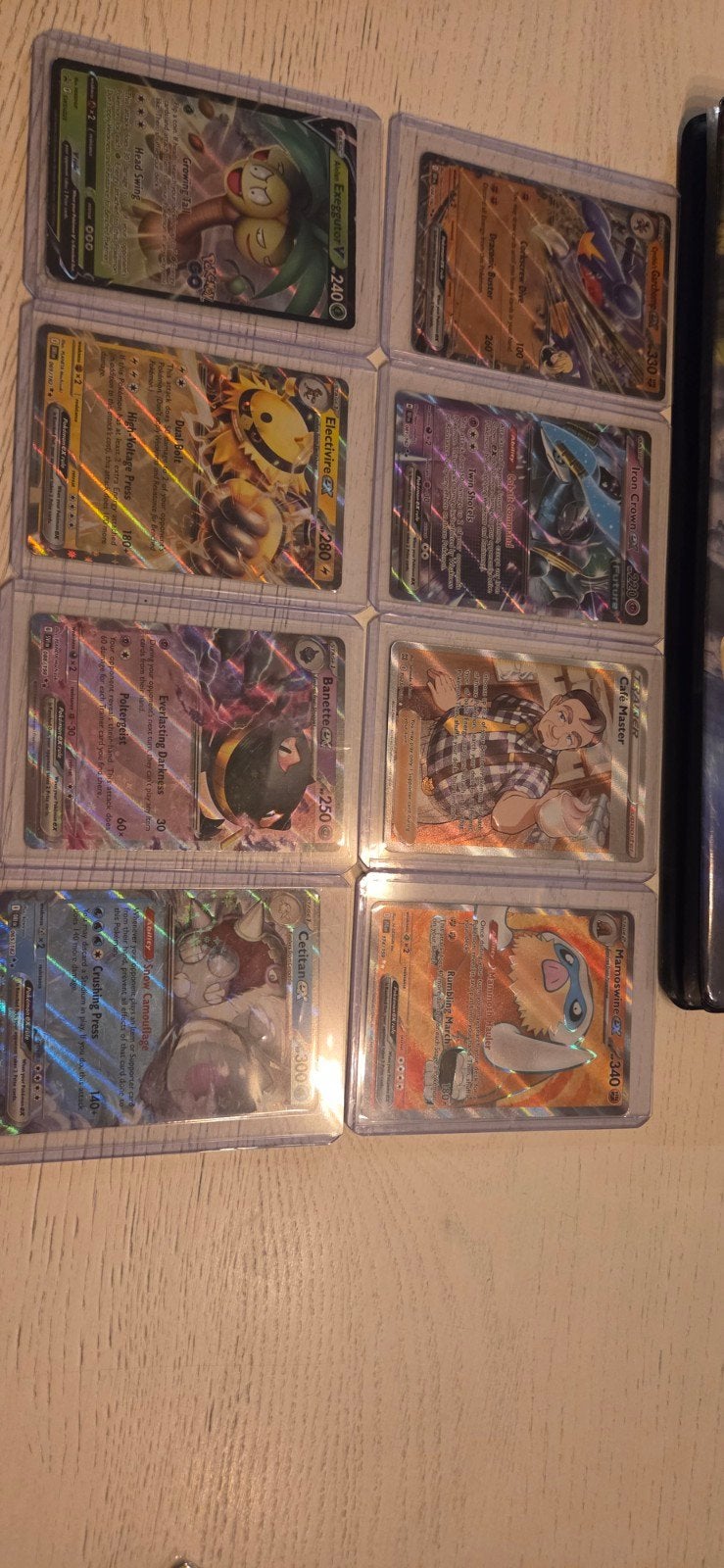 Pokémon Kaarten Collectie - V, EX, Trainer, Foil, Ophalen of Verzenden, Zo goed als nieuw, Meerdere kaarten, Foil