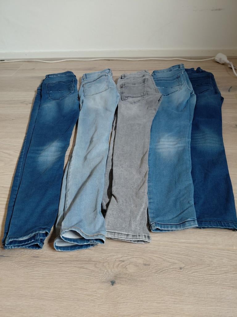 5 jongens spijkerbroeken maat 158 en 164, Ophalen of Verzenden, Zo goed als nieuw, Jongen, Broek