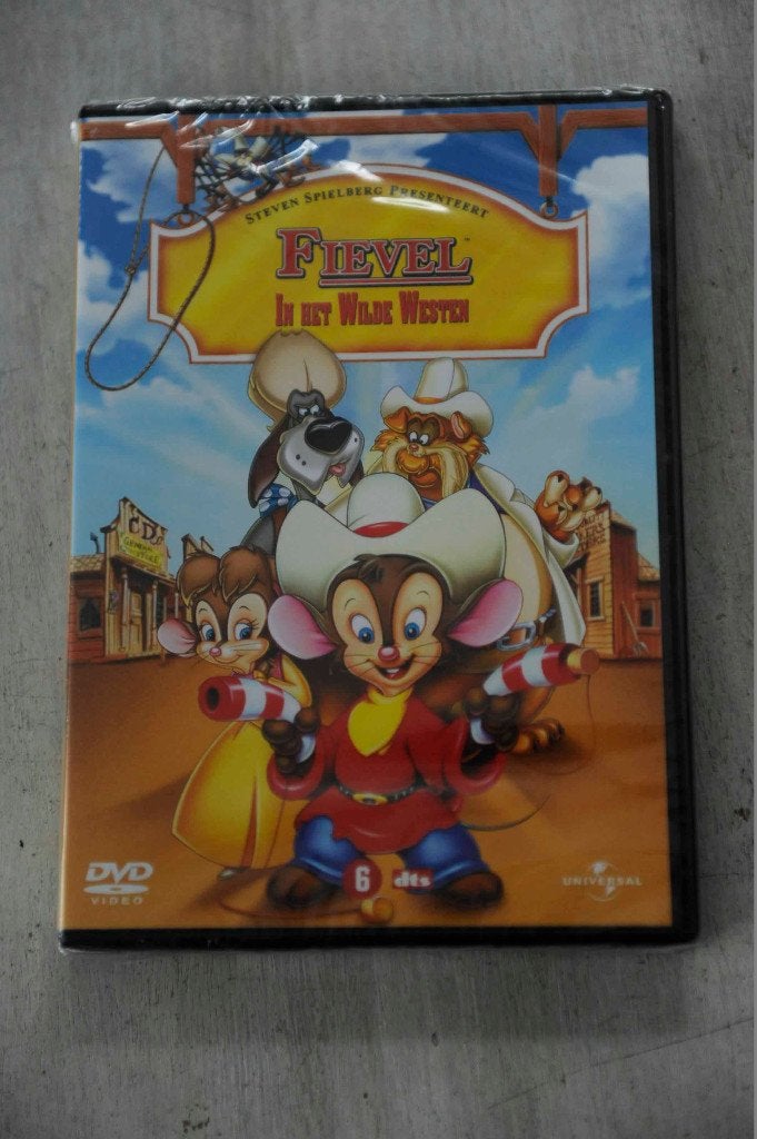 Fievel - - - In het Wilde Westen ( nieuw in de verpakking), Tekenfilm, Verzenden, Amerikaans, Italiaans
