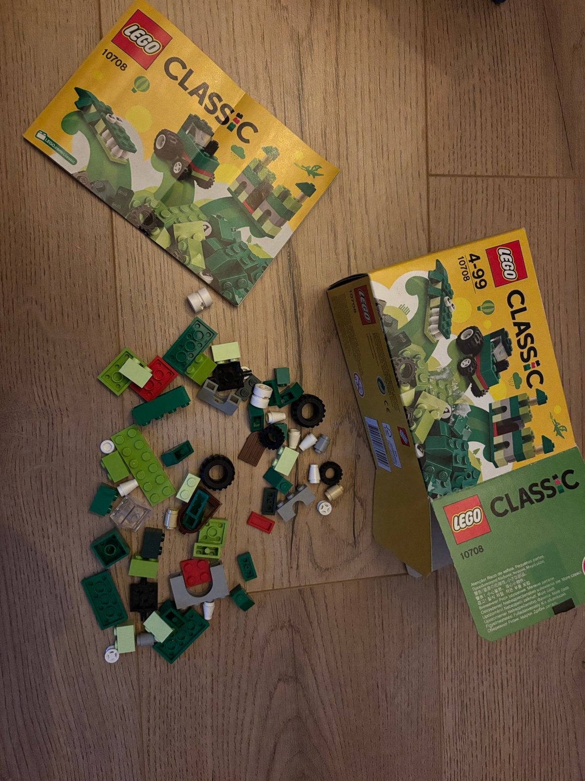 35) Lego Classic 10708 Groene Creatieve Doos, Overige thema's, Lego, Ophalen of Verzenden, Zo goed als nieuw