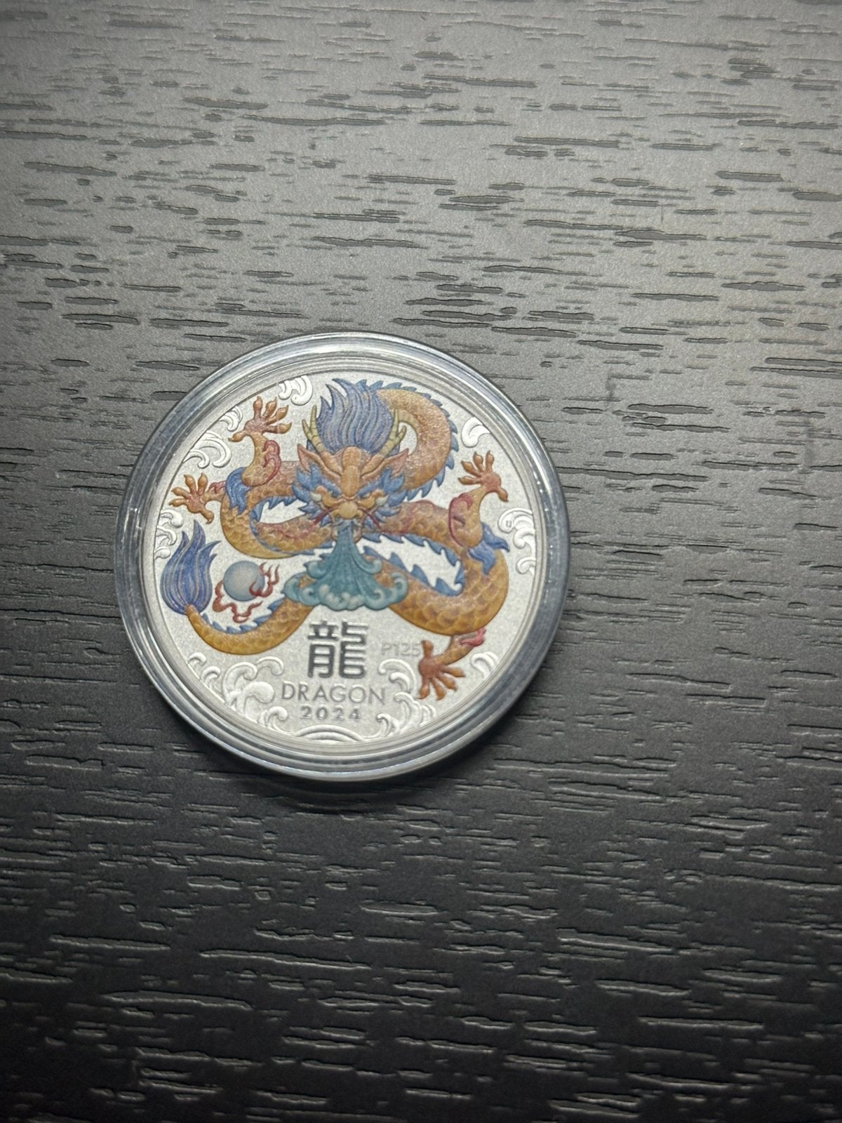 2024 Perth Mint Lunar Dragon 1 oz zilveren munt (.9999), Ophalen of Verzenden, Zilver