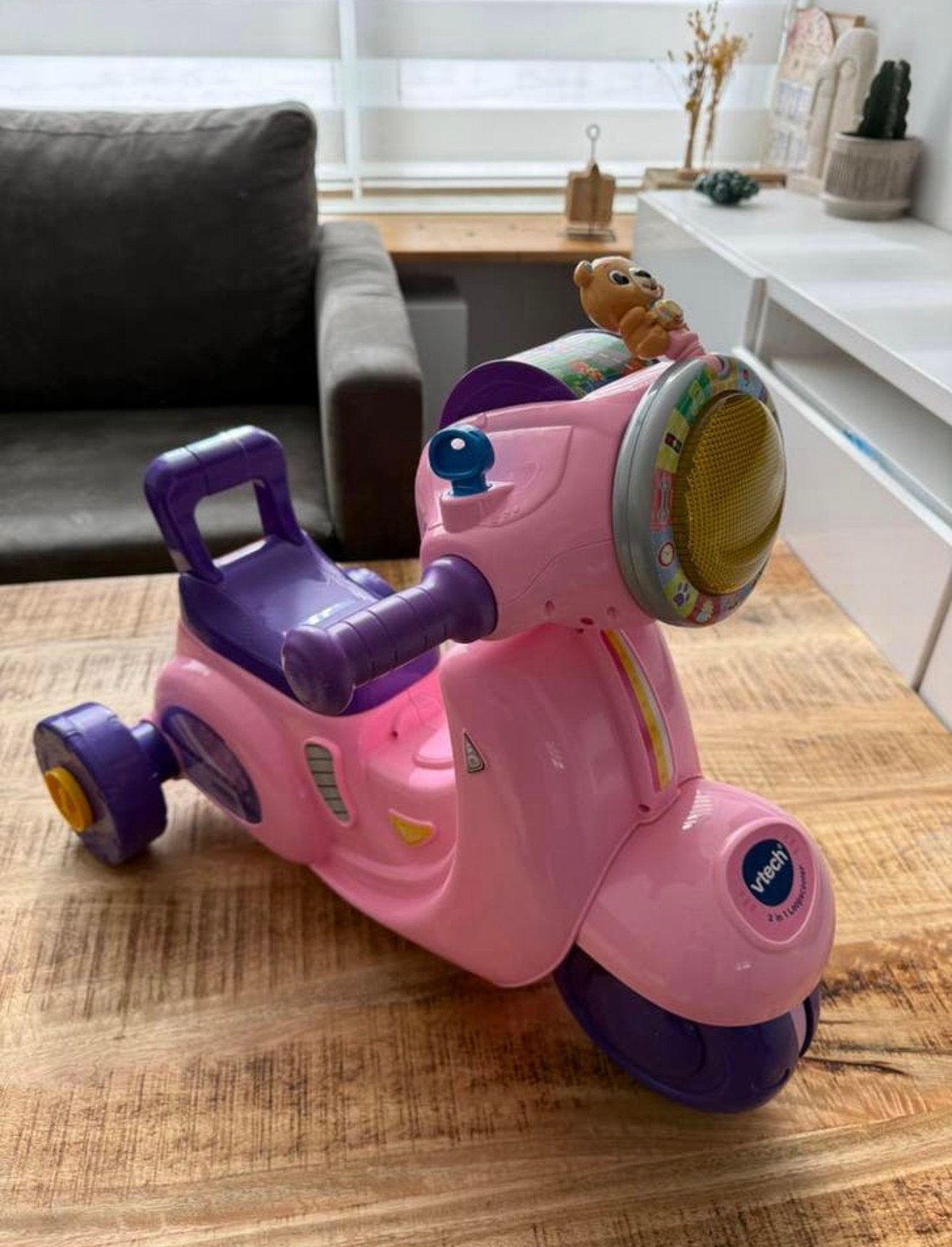 VTech 2 in 1 Loopscooter, Ophalen, Zo goed als nieuw, Loopvoertuig