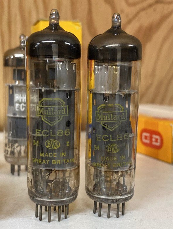 ECL86 Philips Miniwatt , Mullard Tungsram, Ophalen of Verzenden