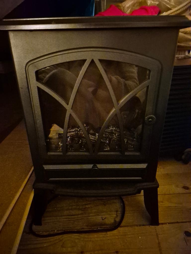 elektrische sfeerhaard/kachel met LED-vlammen., Huis en Inrichting, Kachels, Ophalen, Overige soorten, Elektrisch, Zo goed als nieuw