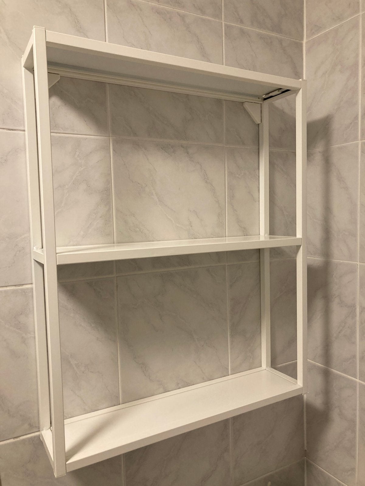 Ikea Enhet wandrek metaal wit, Ophalen, Minder dan 50 cm, Zo goed als nieuw, Minder dan 100 cm