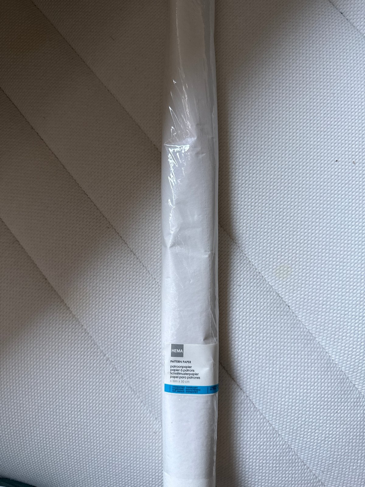 HEMA Patroonpapier - 10m x 50cm - Ongebleekt, Ophalen of Verzenden, Nieuw, Overige typen