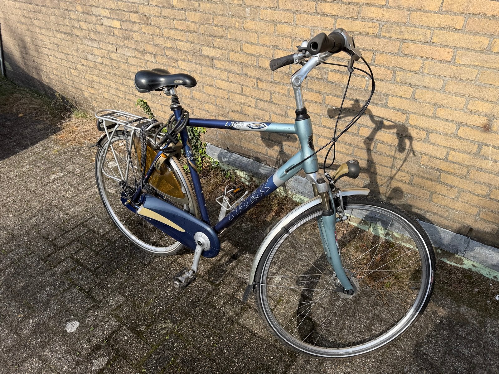 Trek Navigator L300S D herenfiets - 8 versnellingen, Gebruikt, Velgrem, Versnellingen, 53 tot 57 cm
