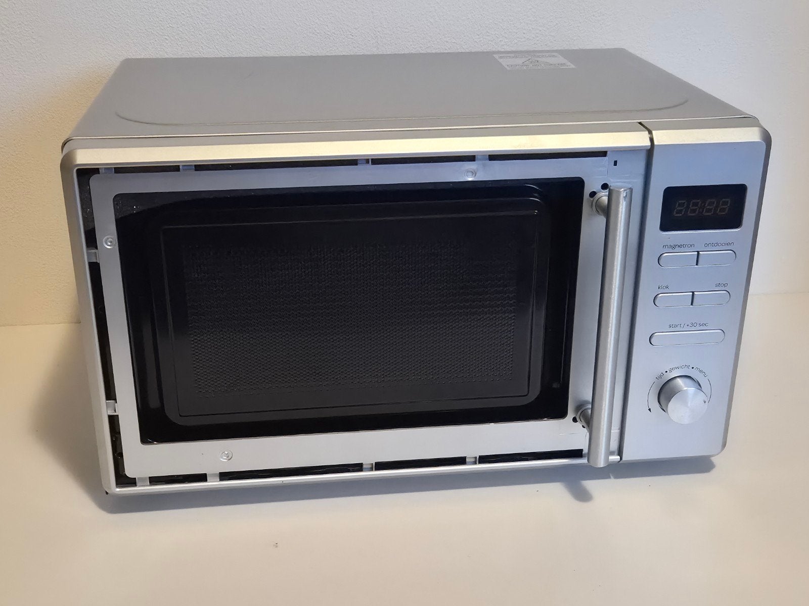 Inventum MN207S/03 Magnetron - Zilver, Nieuw! zie omschr, Witgoed en Apparatuur, Ophalen of Verzenden, Draaiplateau, Magnetron