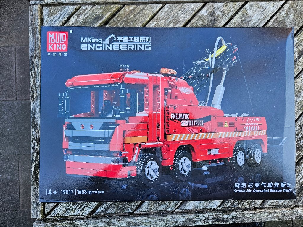 Mould King 19017 Scania Berging Rescue Truck nieuw in doos, Ophalen of Verzenden, Nieuw, Overige merken